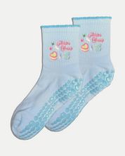 BLUE BELLE GRIP SOCKS