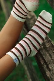 NEAPOLITAN SWIRL GRIP SOCKS