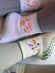BLUE BELLE GRIP SOCKS