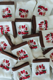 GINGERBREAD LANE GRIP SOCKS