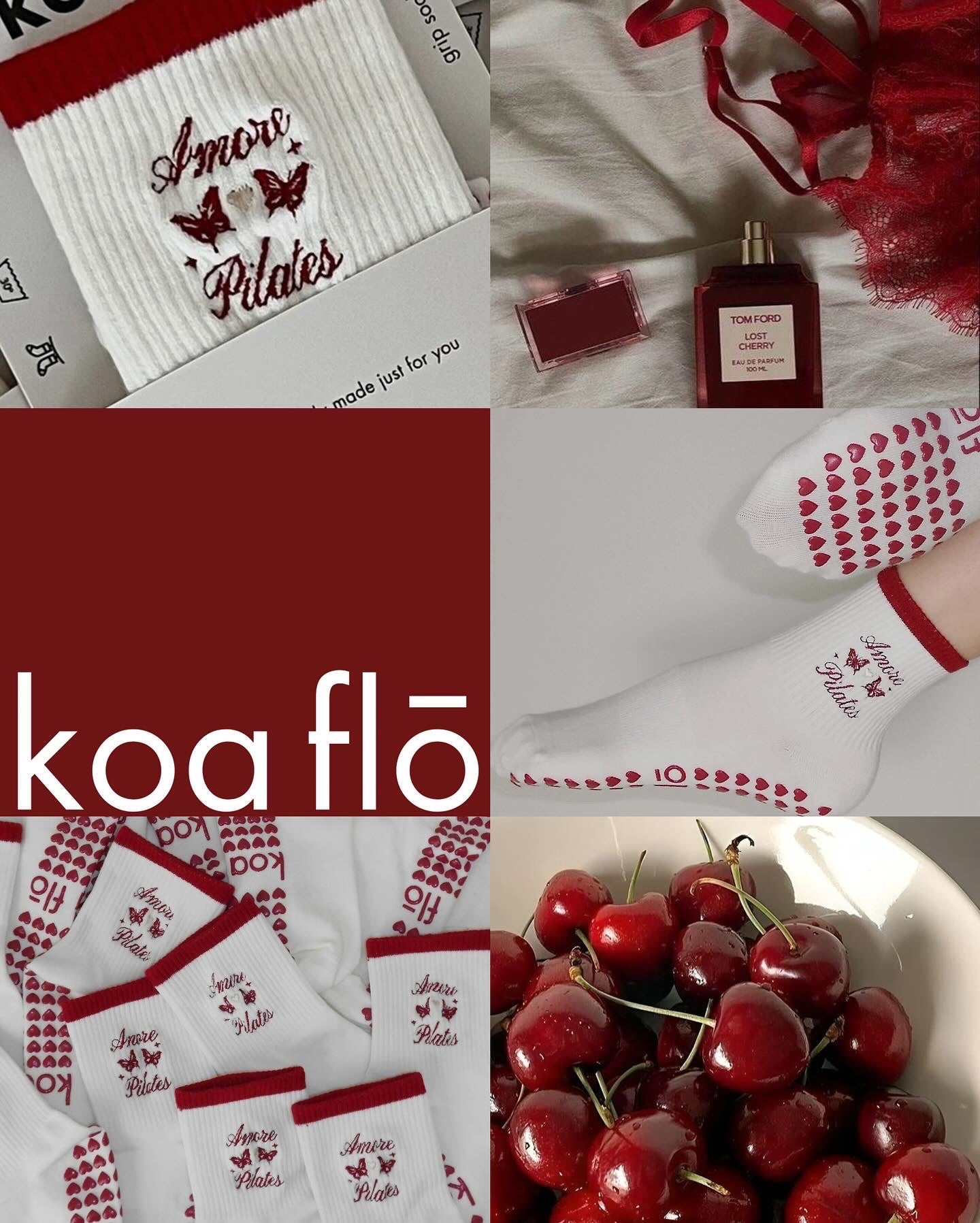 AMORE PILATES GRIP SOCKS